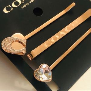 🌊 coach hair clips